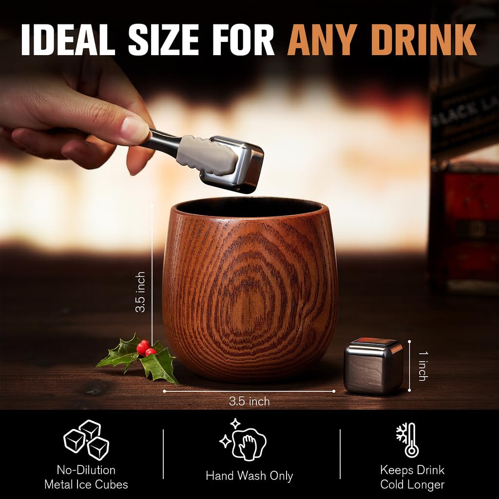 Conjunto regalo Nessix bourbon madera carbonizada para ocasiones especiales