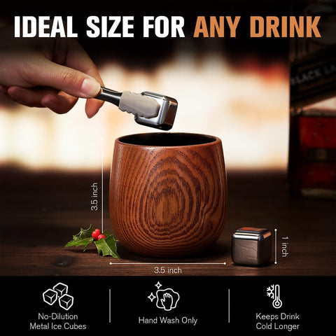 Conjunto regalo Nessix bourbon madera carbonizada para ocasiones especiales