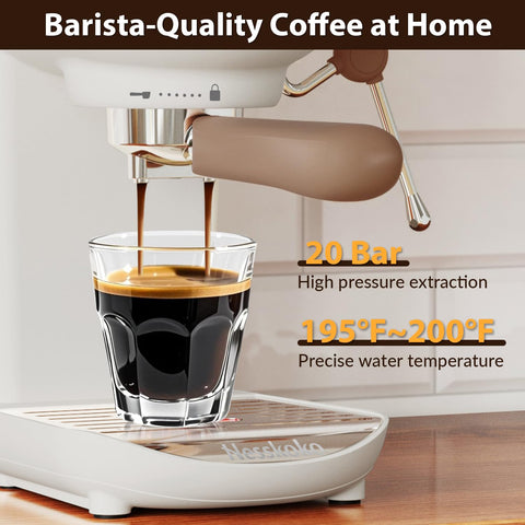 Nesskoko vaporizador de leche genera microespuma cremosa para latte.