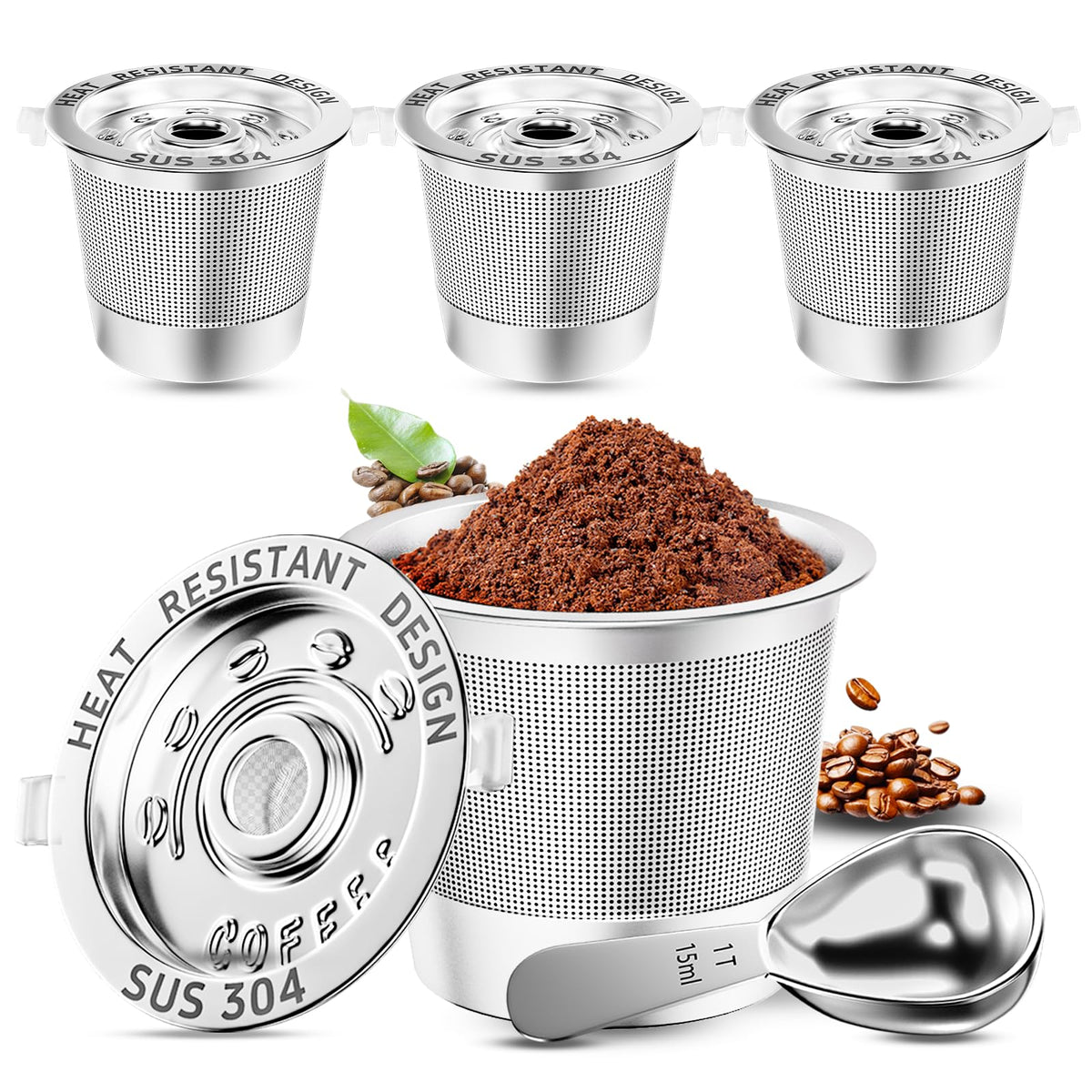 NESSUS cápsulas de metal para Keurig 1.0: uso fácil y compatible.
