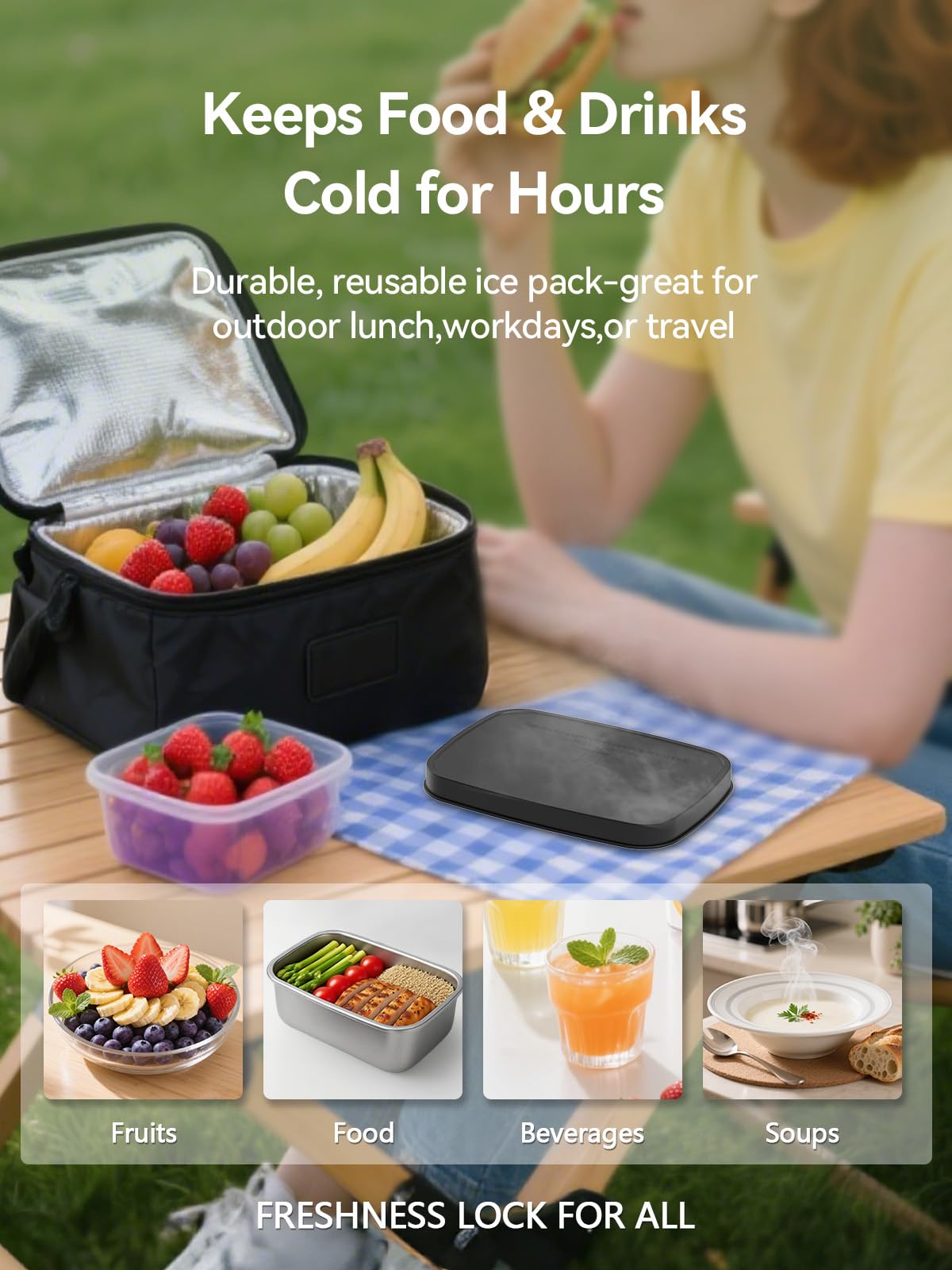 NestDin fiambrera con temporizador personalizable, permite calentar la comida con precisión.