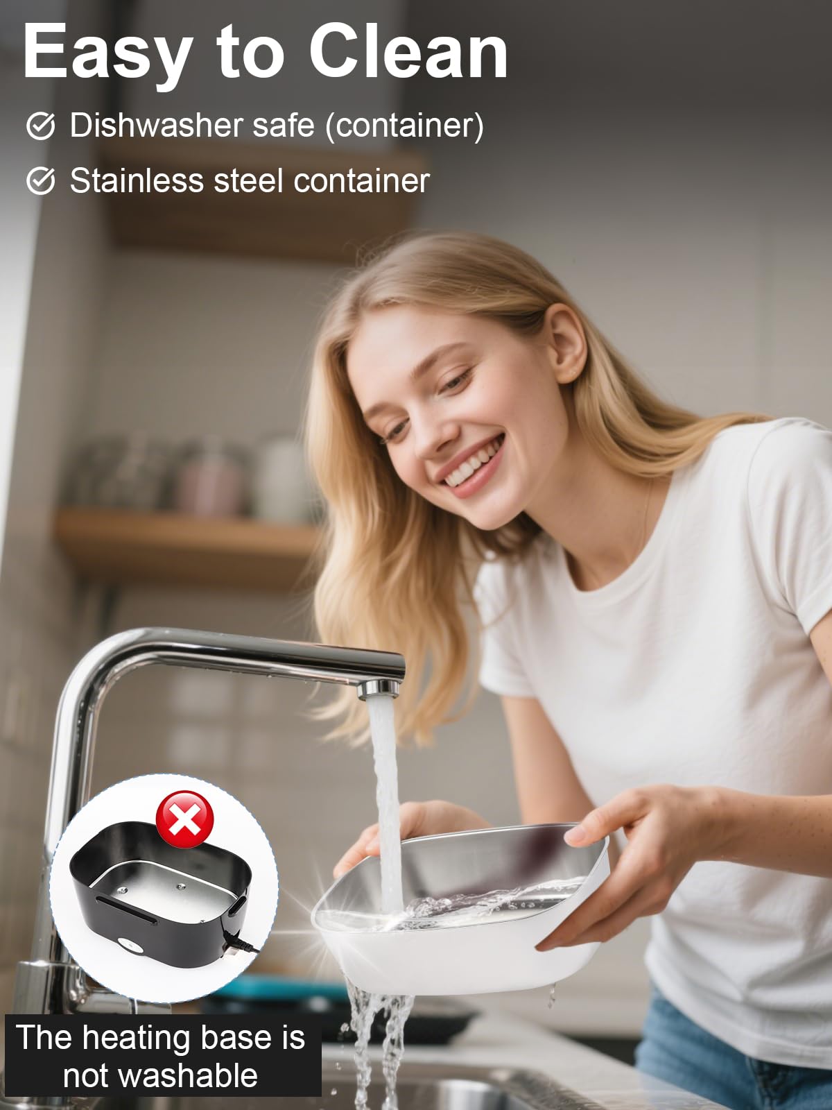 NestDin asa ergonómica para transportar la caja de almuerzo con comodidad