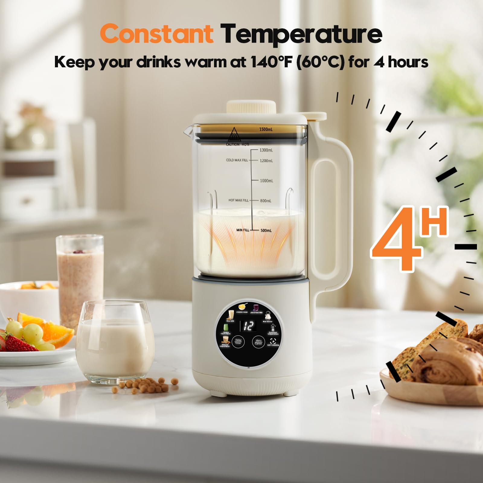 NestEase mantiene temperatura constante para texturas uniformes