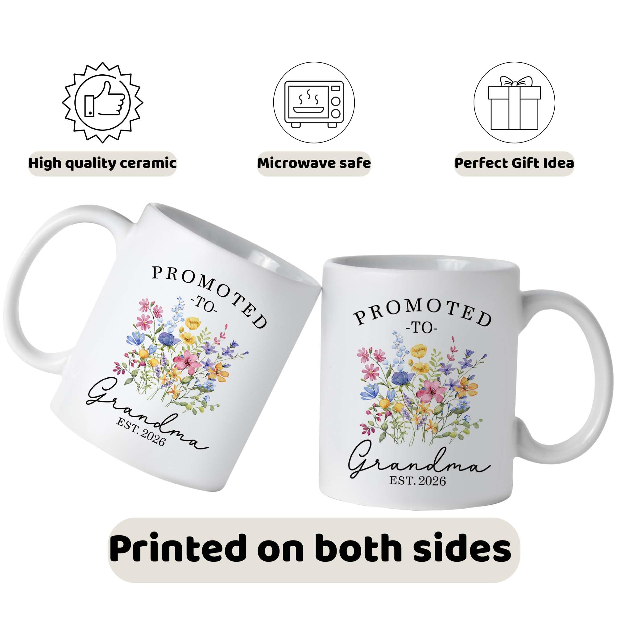 Nestura: taza para abuelo 2026, perfecto para celebrar el anuncio del nieto