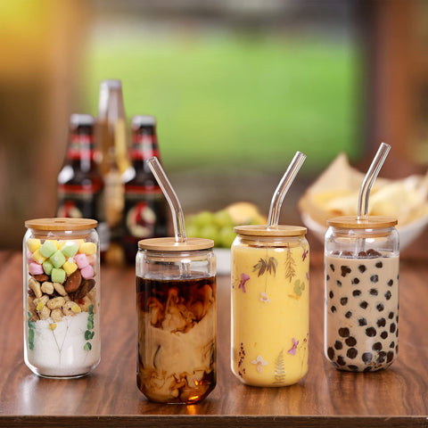NETANY: diseño clásico de vaso de vidrio que realza la mesa