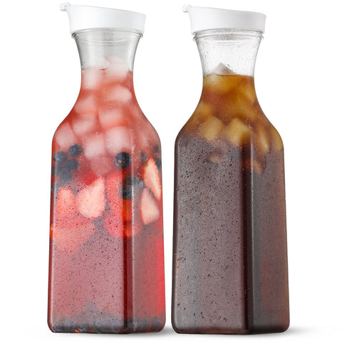 NETANY jarra de agua 50oz con tapa abatible para verter con control