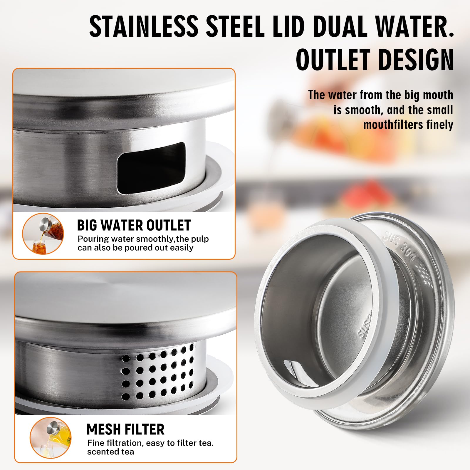 Jarra NETANY de vidrio borosilicato, claridad y durabilidad para cualquier bebida.