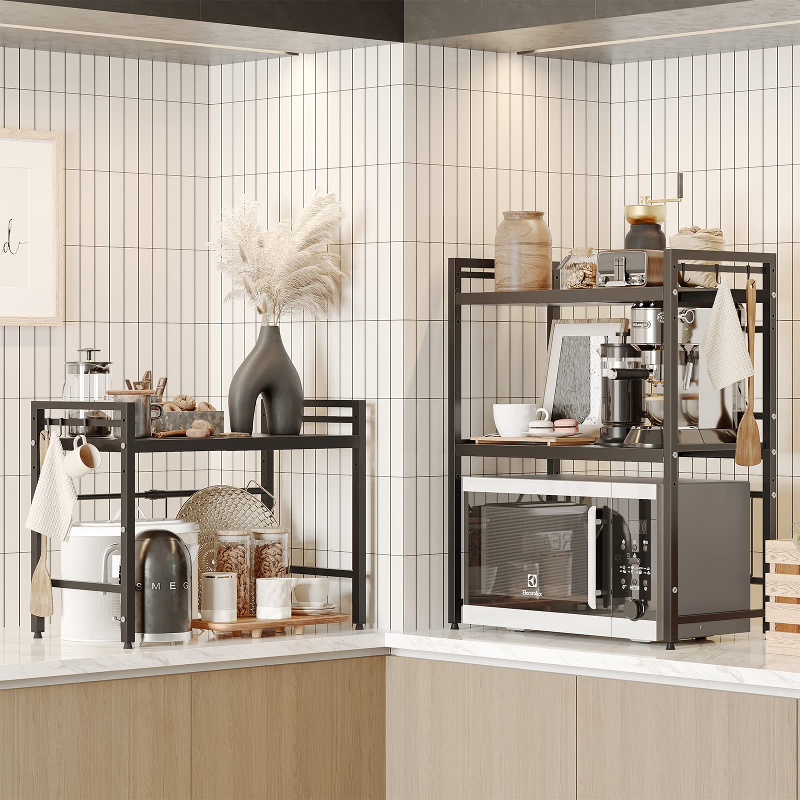 Base extensible NETEL para electrodomésticos grandes y pequeños de cocina.