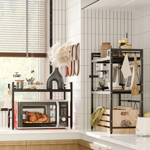 Ideal para organizar microondas, tostadoras y cafeteras en la cocina.