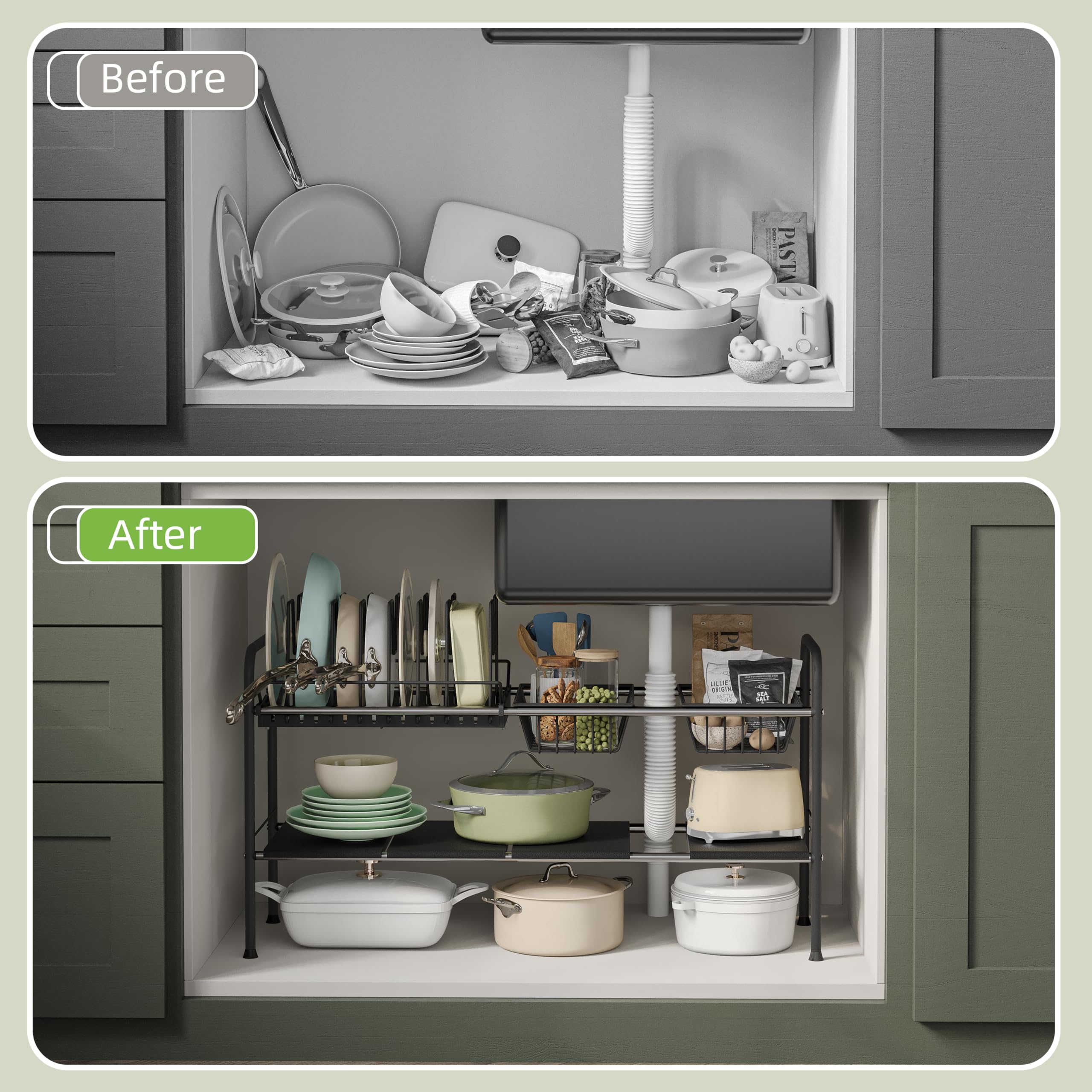 NETEL soporte interior para cocina con estructura resistente y duradera