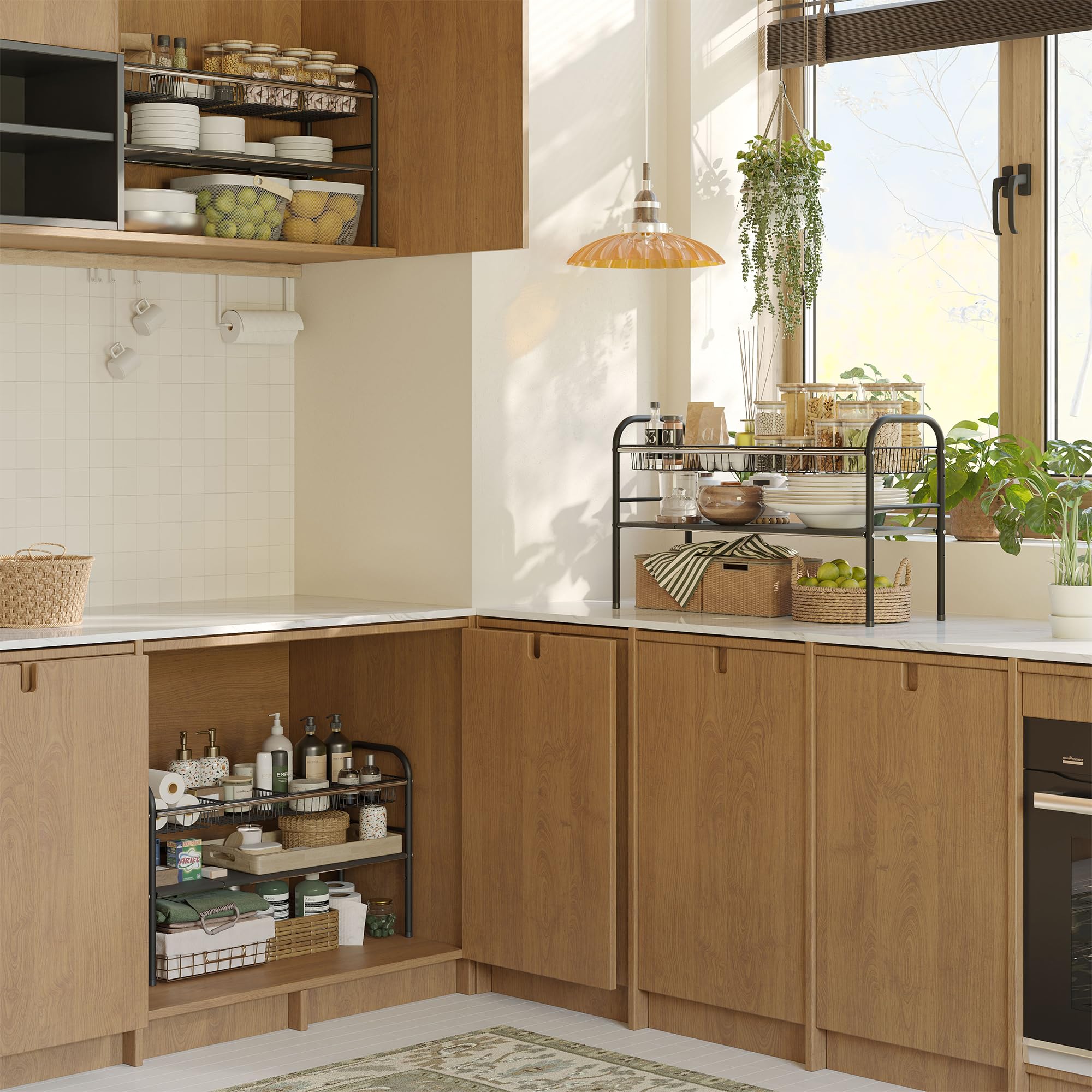 NETEL uso multifuncional para cocina y baño con estructura modular.