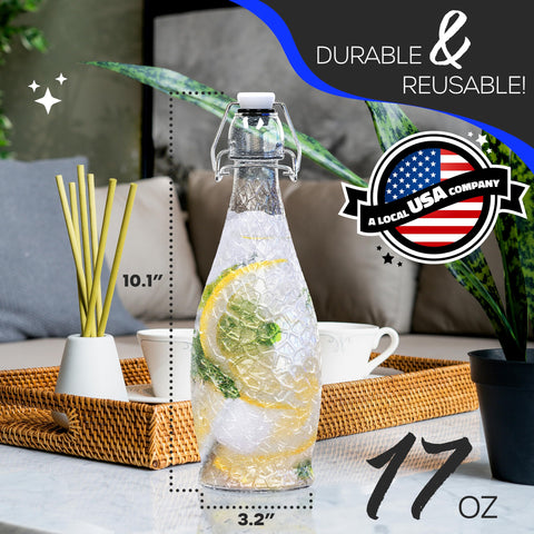 Nevlers kit de botellas con embudo y accesorios para embotellar