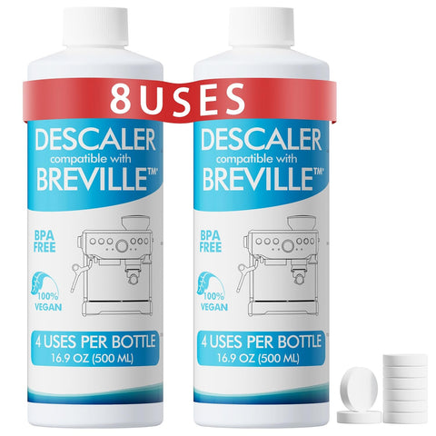 New England Stories descalcificador Breville en botellas para eliminar depósitos minerales suavemente