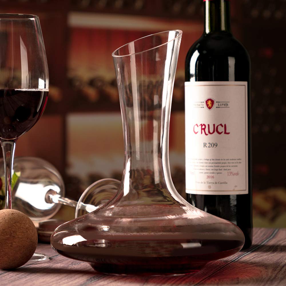 YouYah decantador de cristal hecho a mano, experiencia premium.