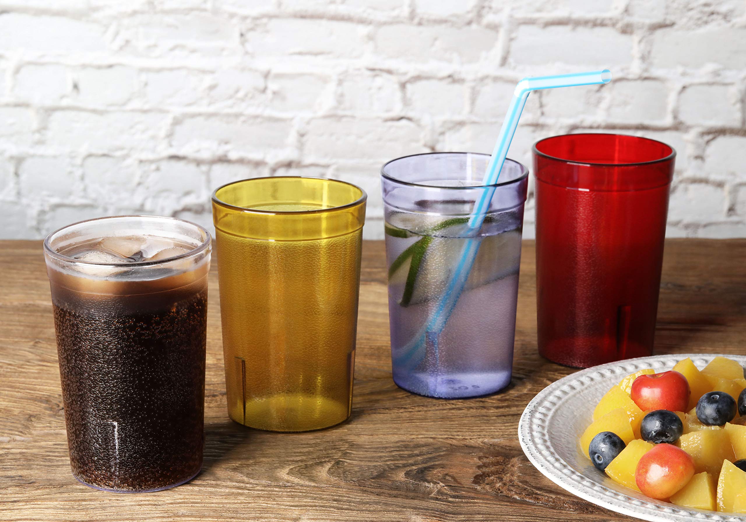 Material SAN de los tumblers de New Star, opción duradera para cafeterías.