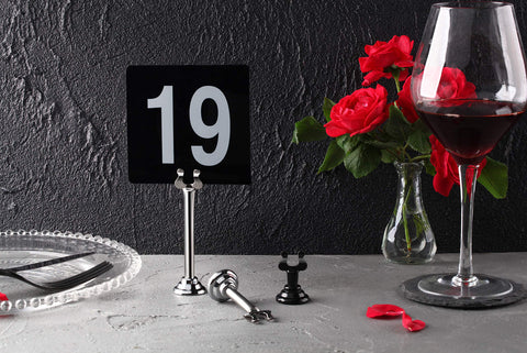 New Star Foodservice 23145: diseño gris claro sobre negro para alto contraste.