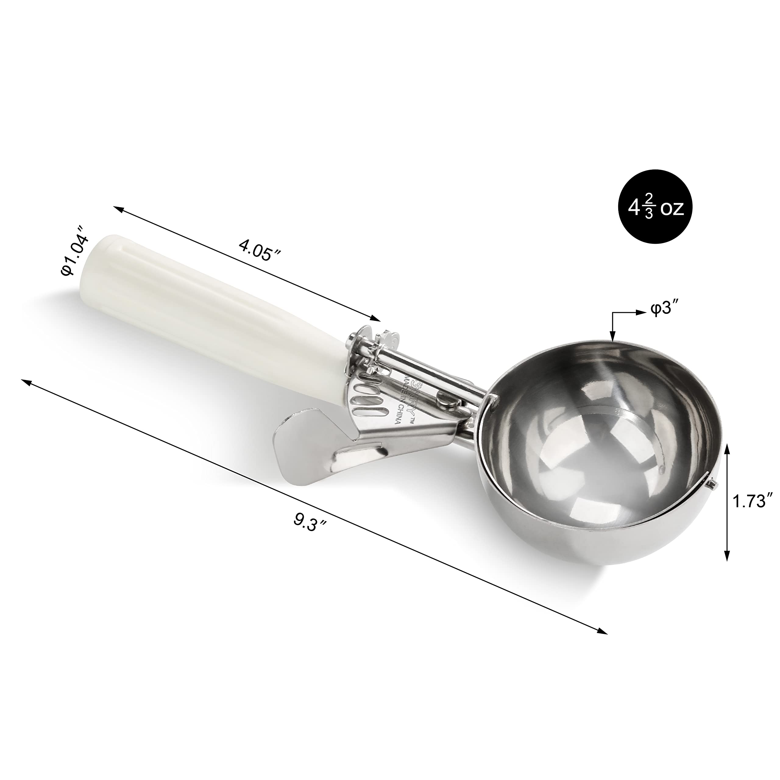 New Star Foodservice 34745, acero-inoxidable-18-8-cuerpo, construcción duradera para uso en cocina.