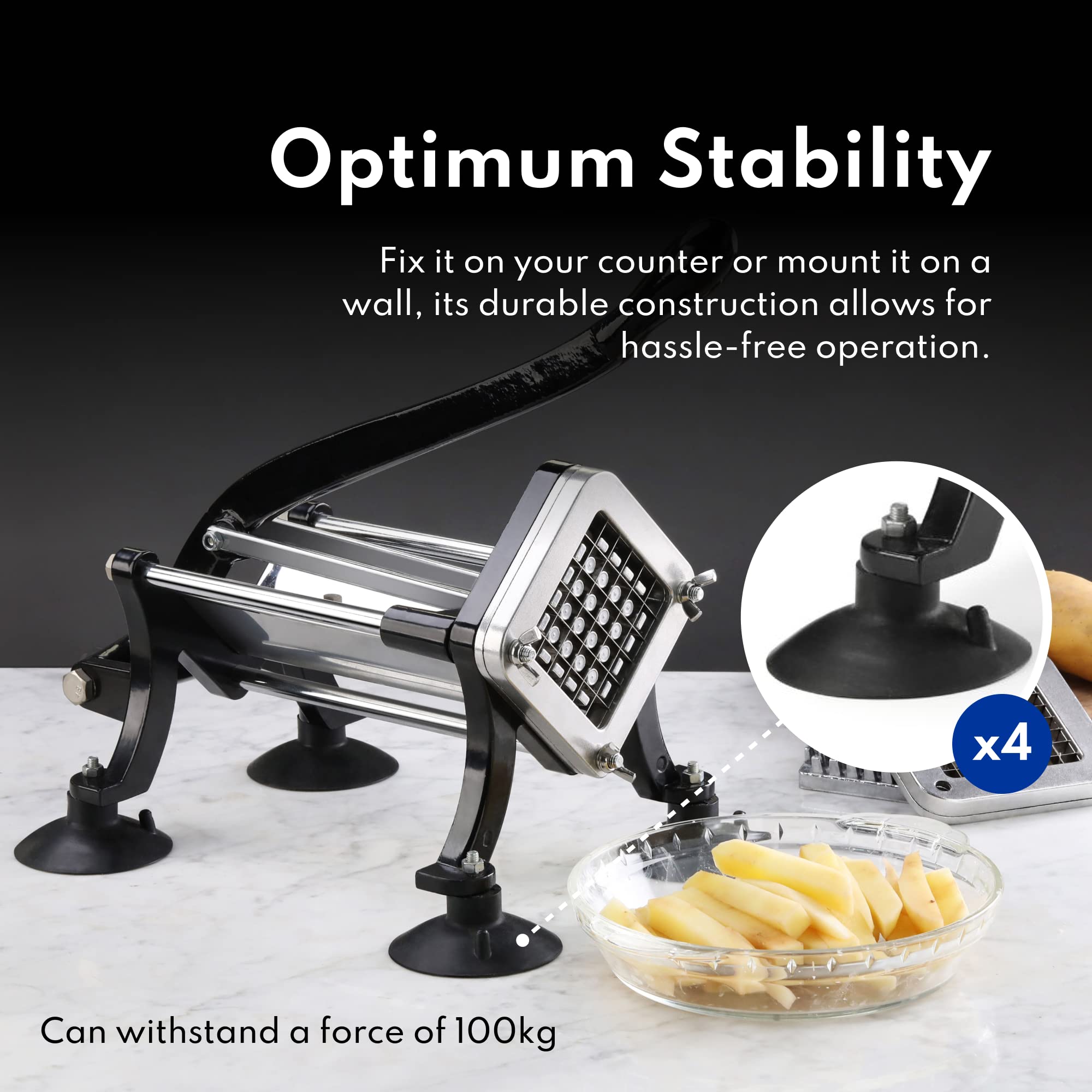 New Star Foodservice 43204 acabado negro edición limitada para cocinas profesionales.