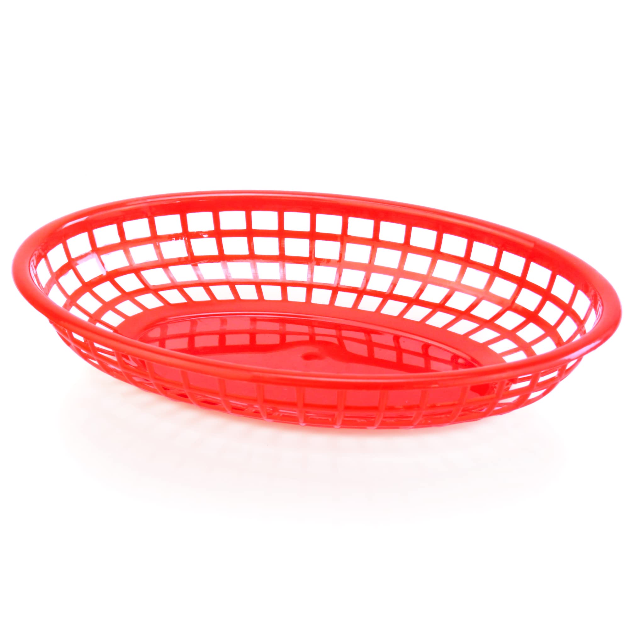 New Star 44164 bandeja oval roja ideal para servicio en restaurantes