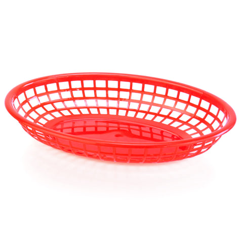 New Star 44164 bandeja oval roja ideal para servicio en restaurantes