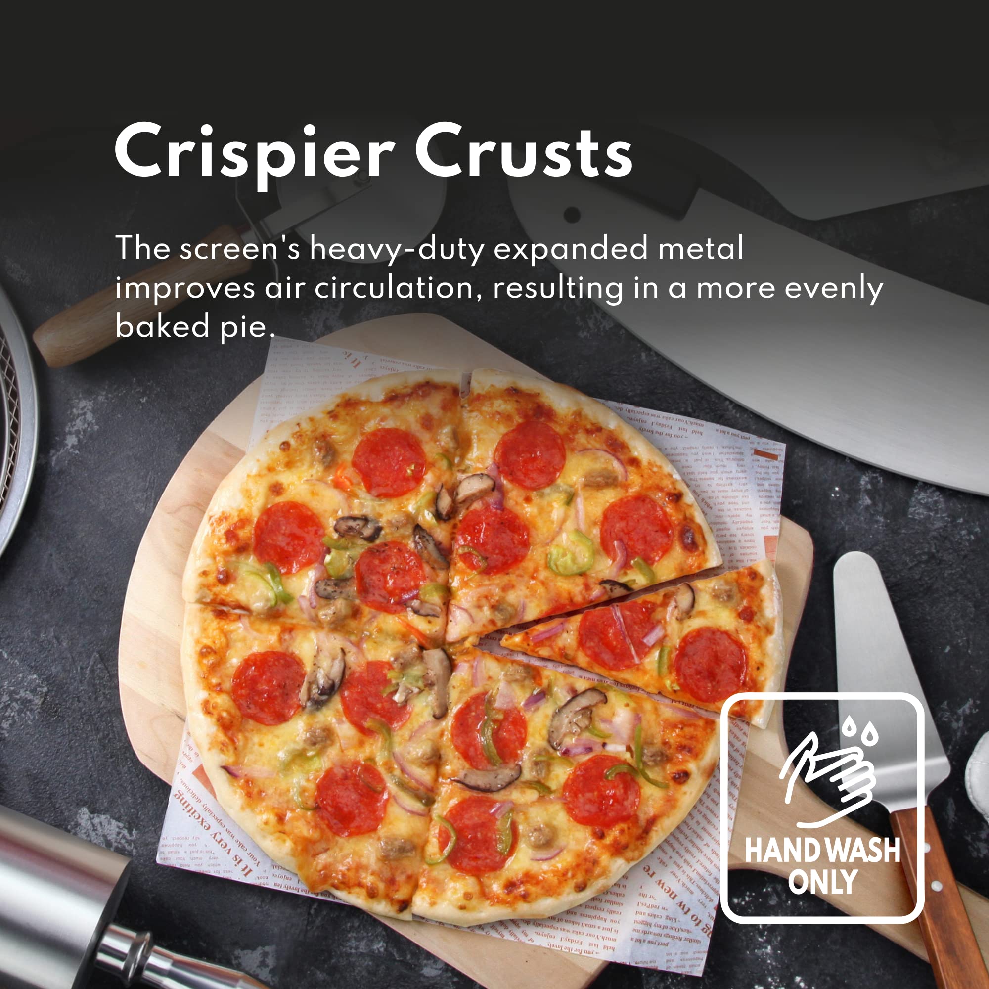 New Star Foodservice 50974, facil-limpieza, superficie-lisa evita residuos tras hornear.