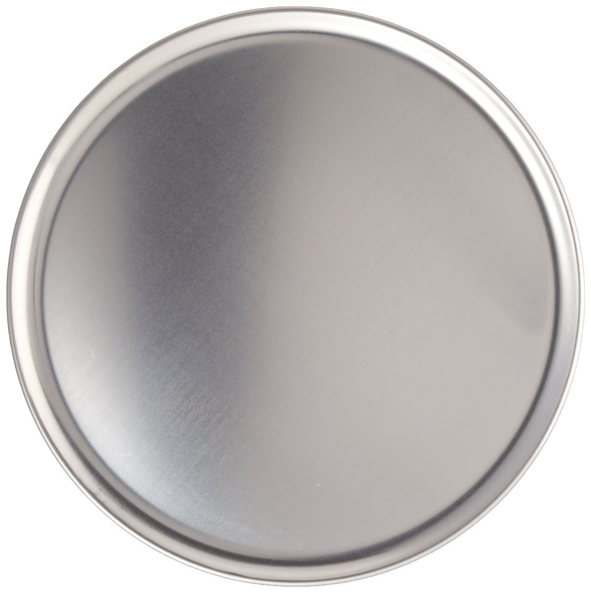 New Star Foodservice bandeja de pizza de aluminio 12 pulgadas con borde coupe para hornear crujiente