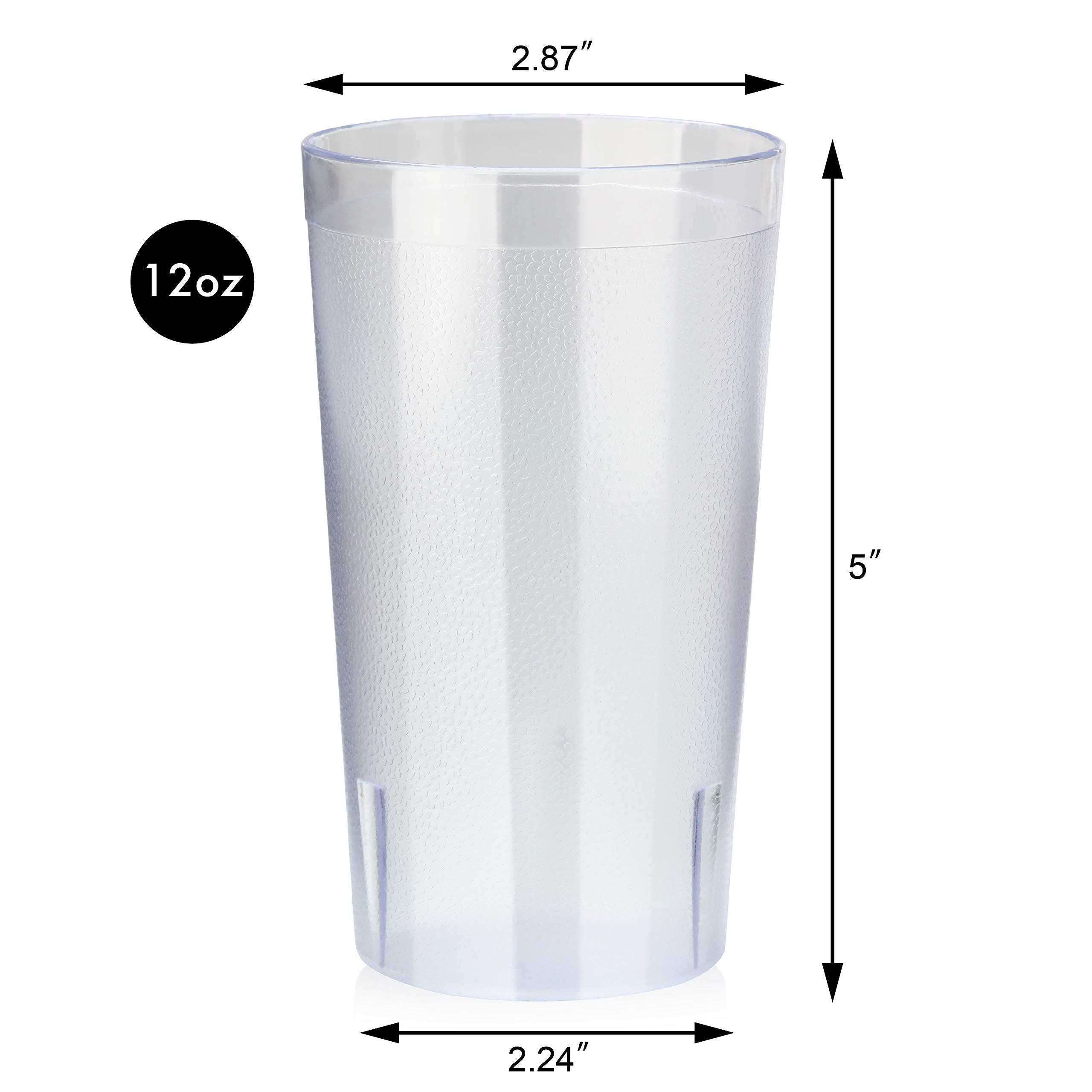 Vaso para servicio New Star Foodservice, claridad cristalina para degustaciones y bebidas.
