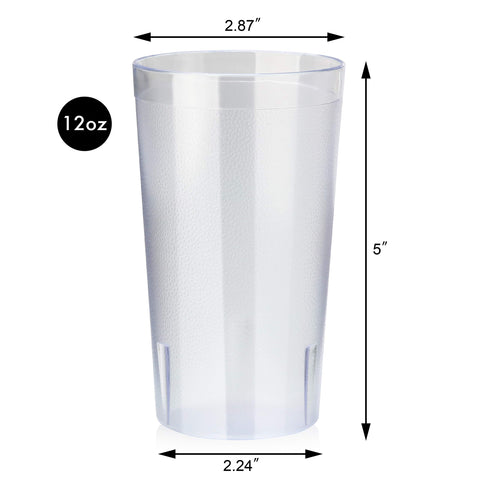 Vaso para servicio New Star Foodservice, claridad cristalina para degustaciones y bebidas.