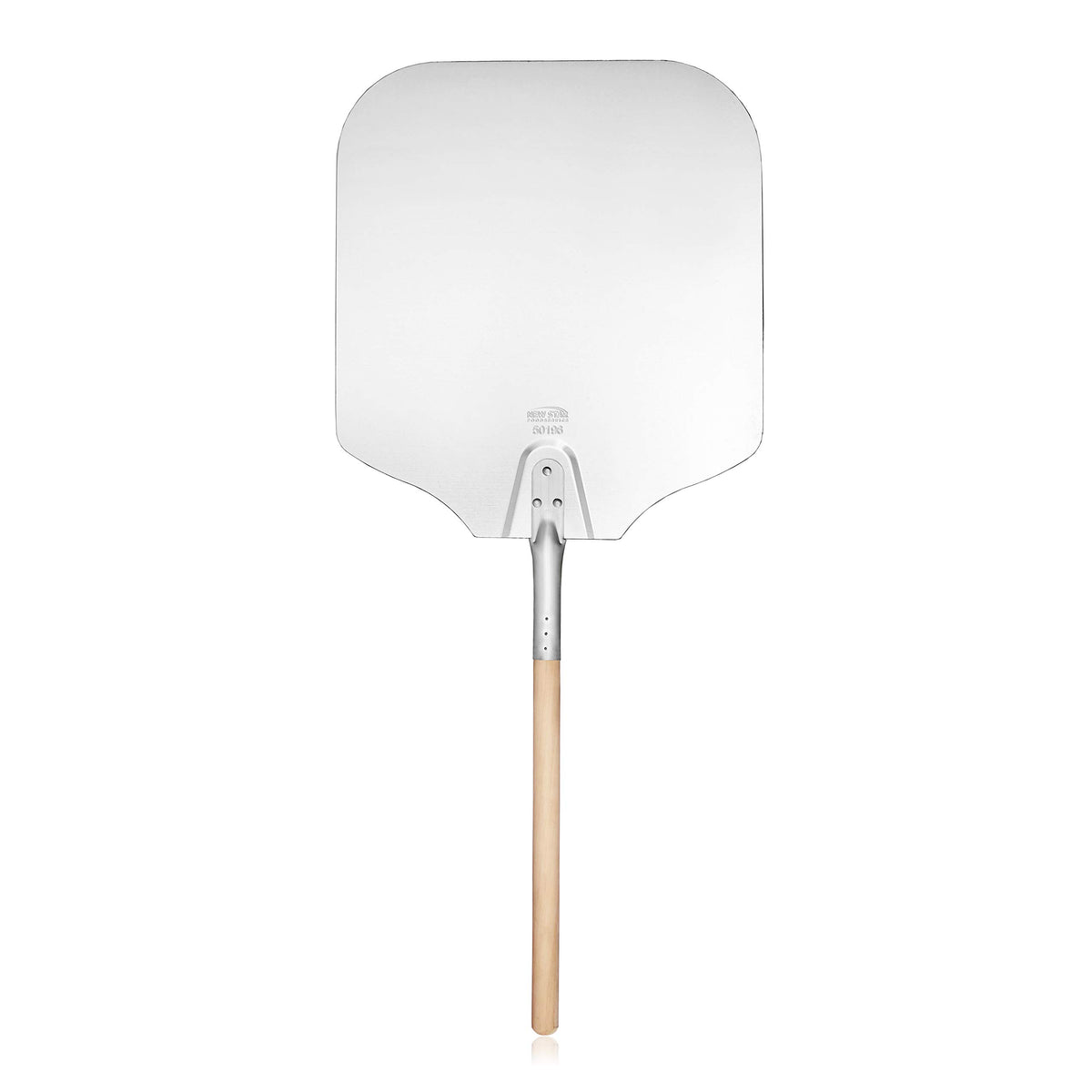 New Star Foodservice espátula de pizza con asa de madera para manejo seguro