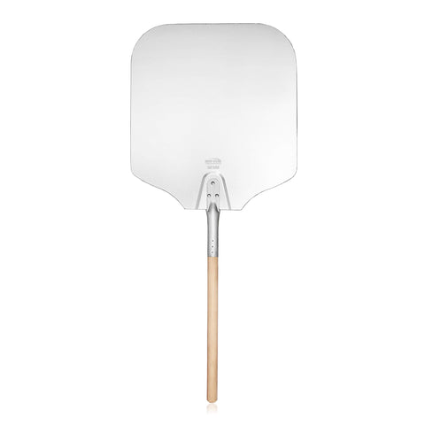 New Star Foodservice espátula de pizza con asa de madera para manejo seguro
