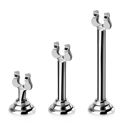 New Star Foodservice Tritón arpa clip para números de mesa, ideal para banquetes.