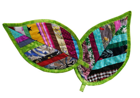Manoplas newamishquilt hojas-cocina-8x12 protegen al manipular ollas calientes