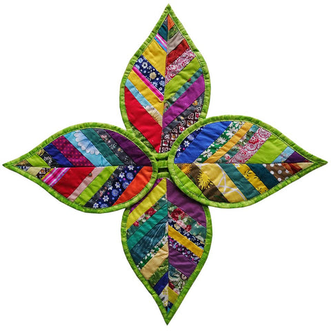 newamishquilt guantes de olla con hojas verdes para barbacoas seguras