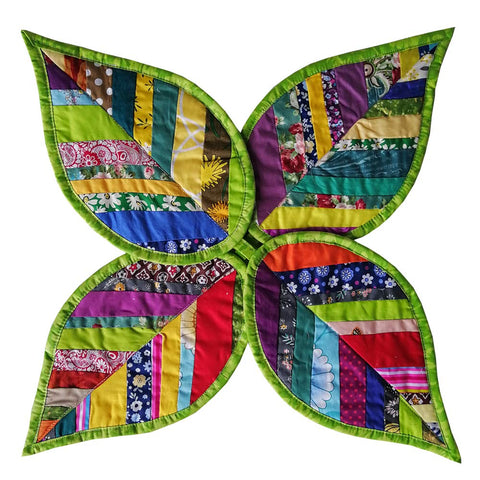 newamishquilt manoplas hojas bordadas, perfectas como posavasos y protección de bebidas