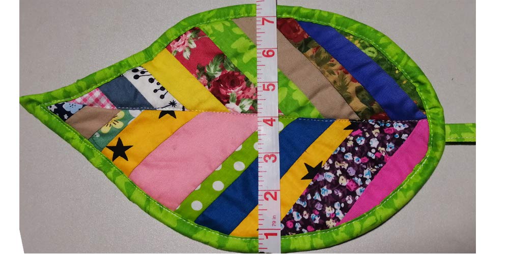 Manoplas newamishquilt hojas para parrilla y microondas, seguridad al manipular utensilios