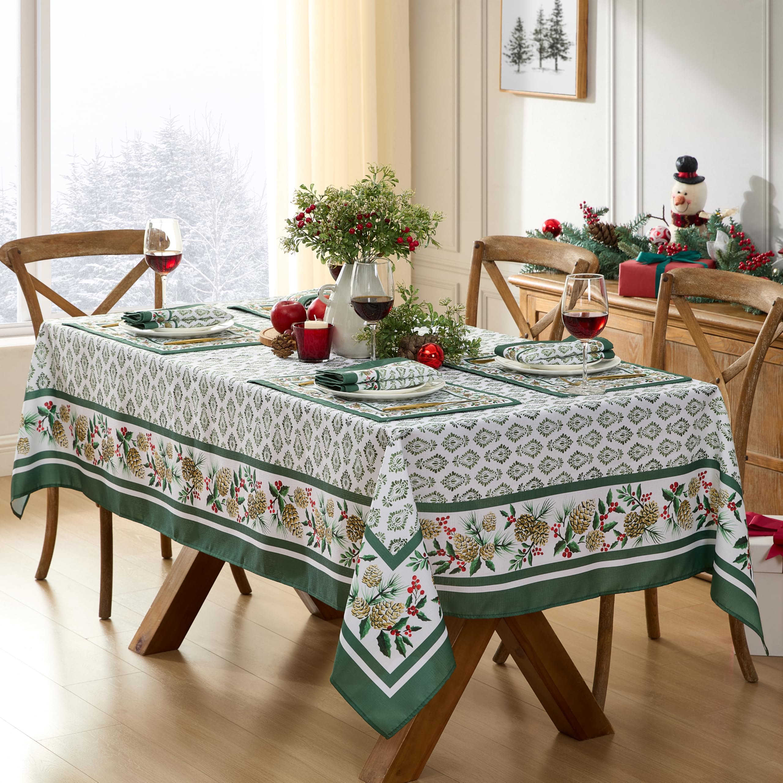 Newbridge mantel borde verde diseño único para ocasiones
