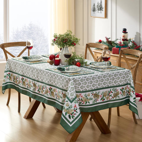 Newbridge mantel borde verde diseño único para ocasiones