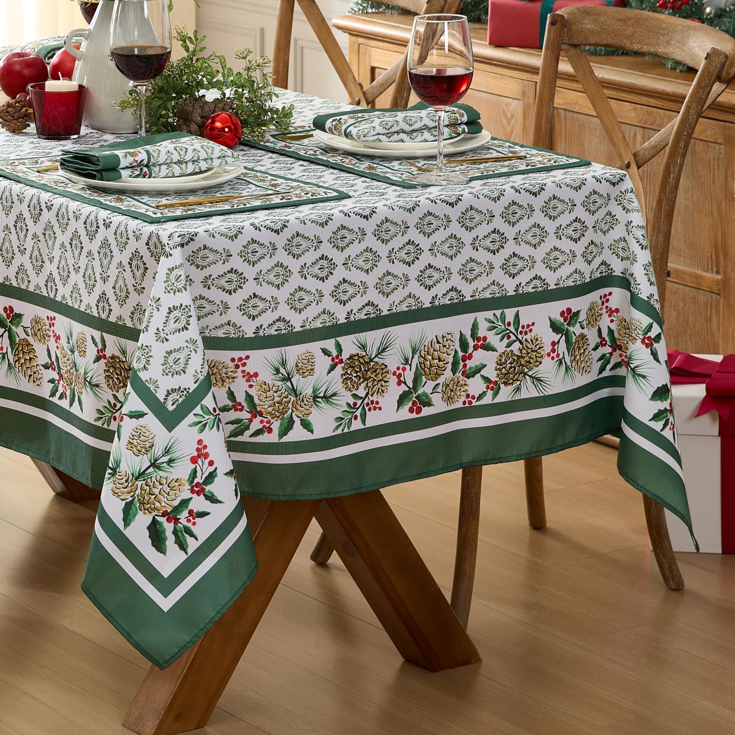 Newbridge mantel lavable fácil, uso diario y fiestas