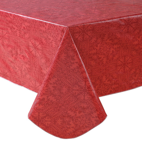 Diseño damasco elegante de Newbridge, perfecto para buffets navideños.