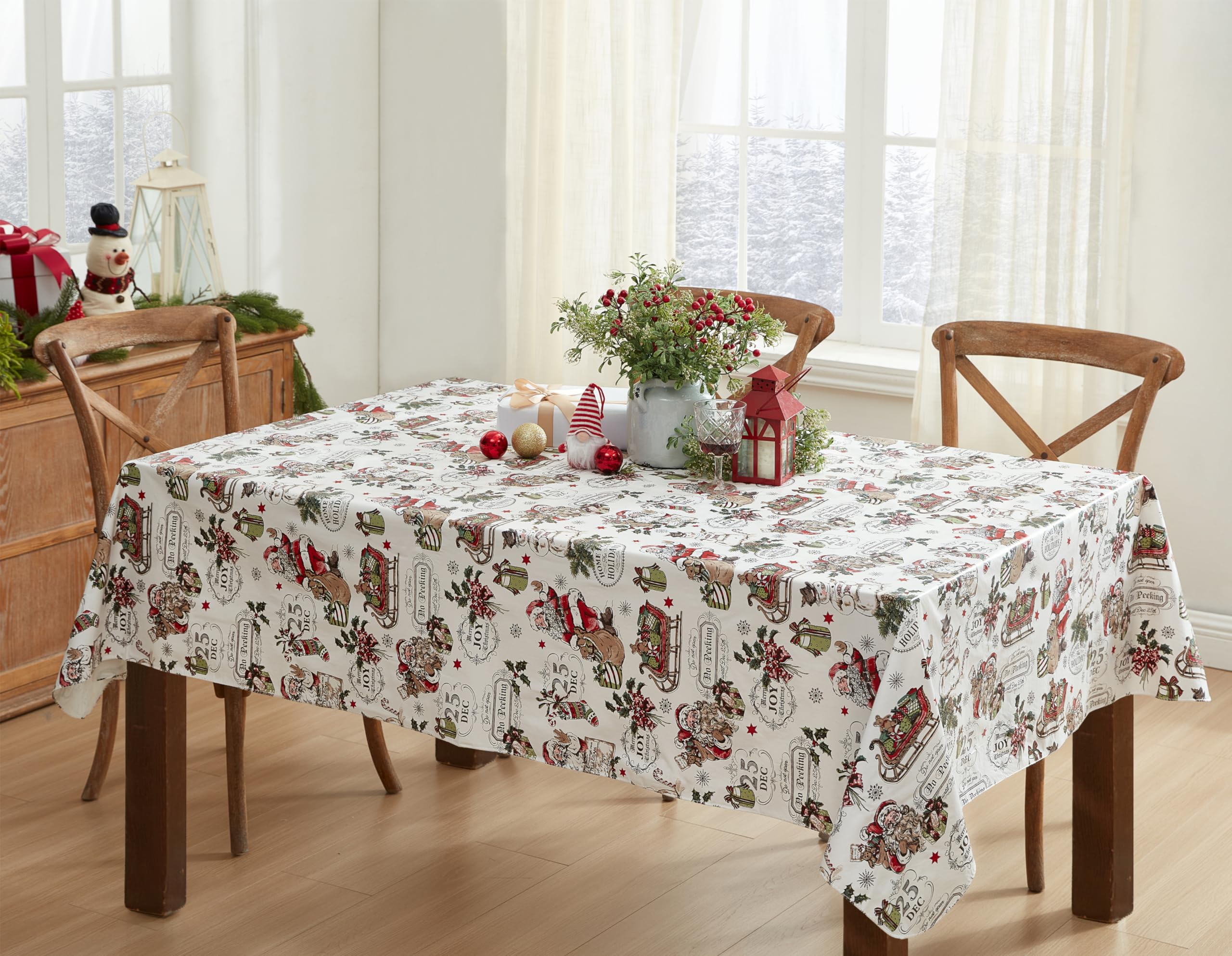 Newbridge mantel navidad: bastones de caramelo, añade toque lúdico a la mesa.