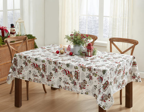 Newbridge mantel navidad: bastones de caramelo, añade toque lúdico a la mesa.