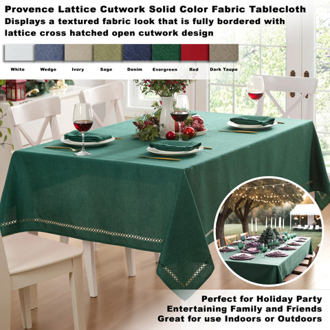 Mantel Newbridge color sólido, elegante para cualquier mesa.