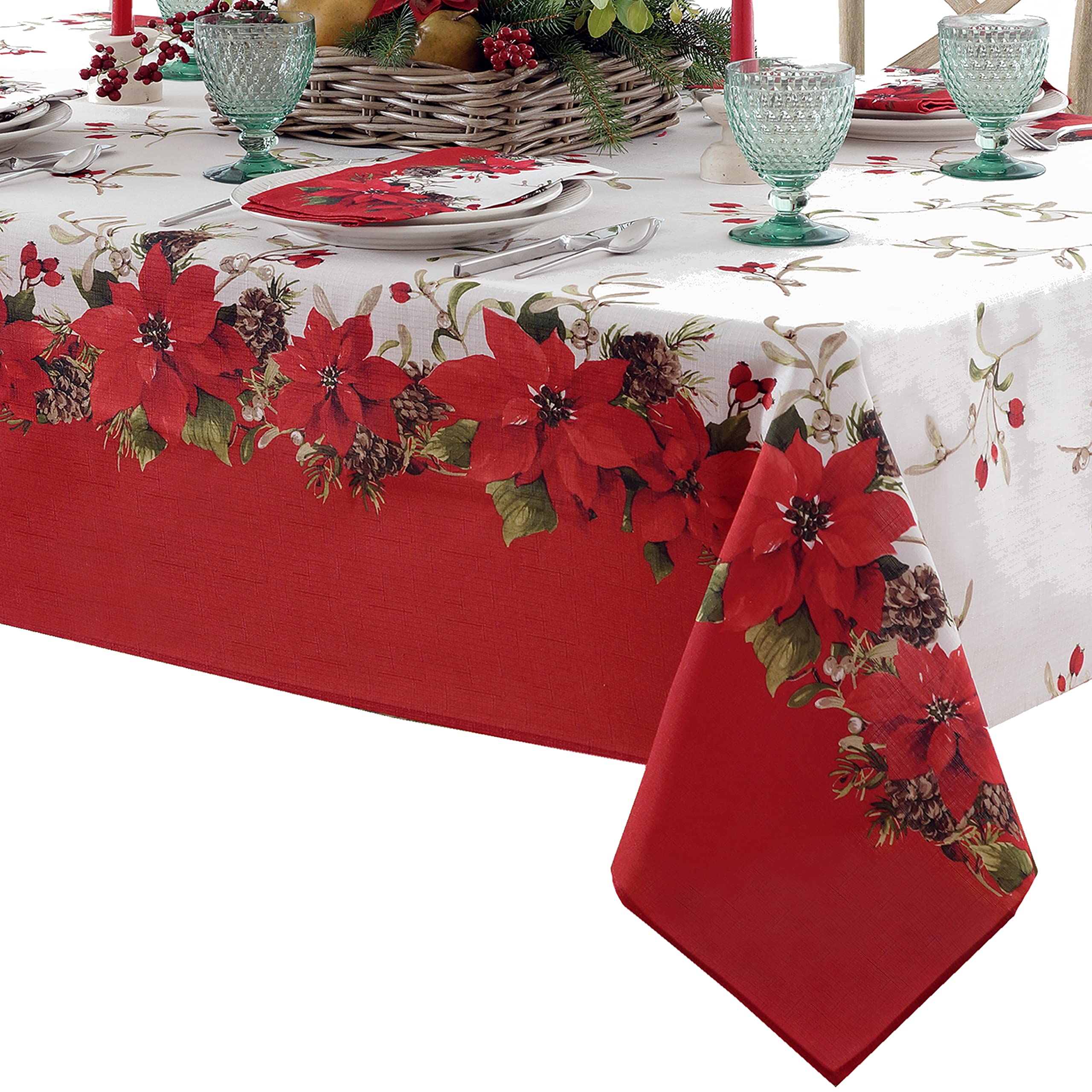 Newbridge puntos rojos y blancos, toque elegante para la mesa.