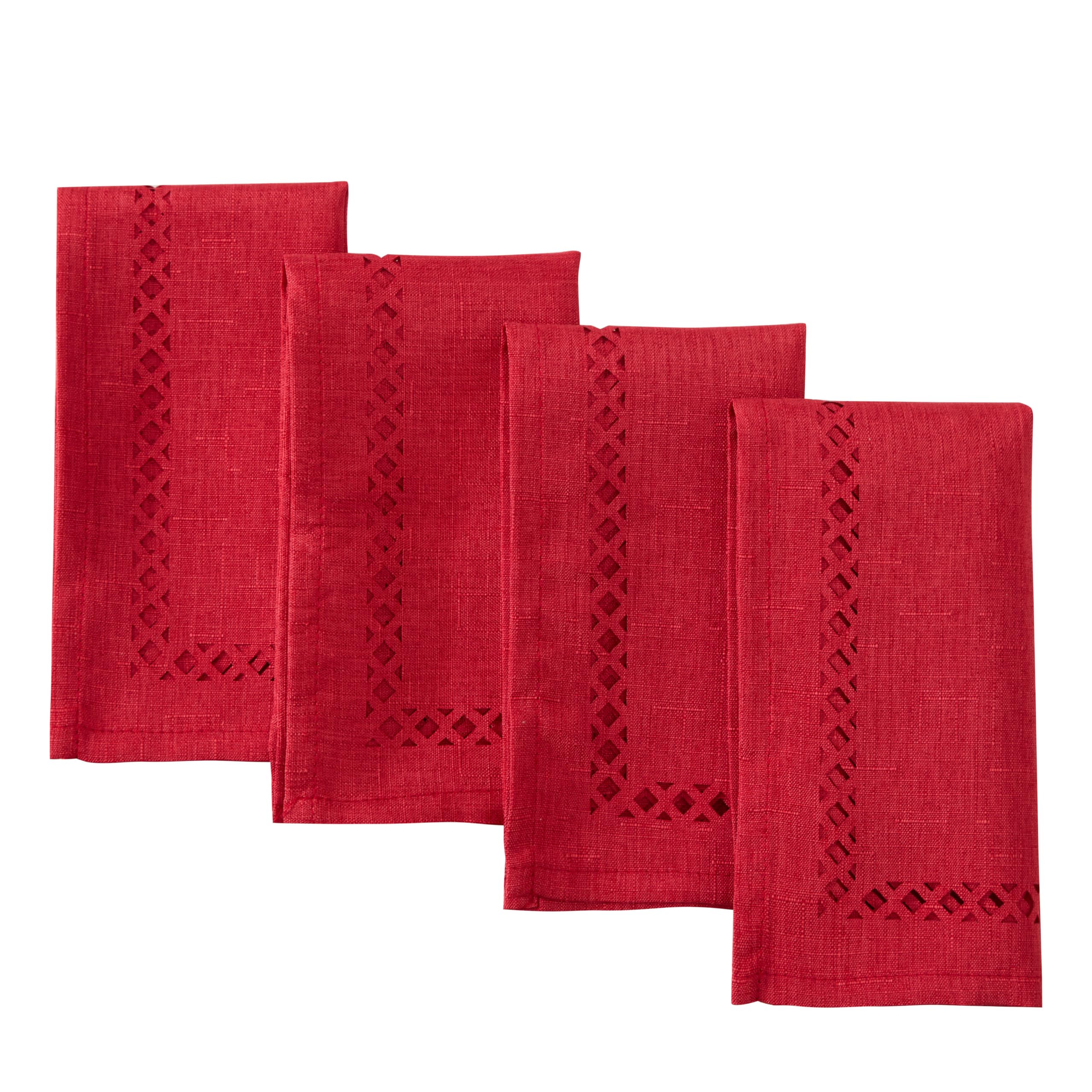 Newbridge servilletas cuadradas navidad, conjunto de 4, para mesa festiva y cuidado sencillo.