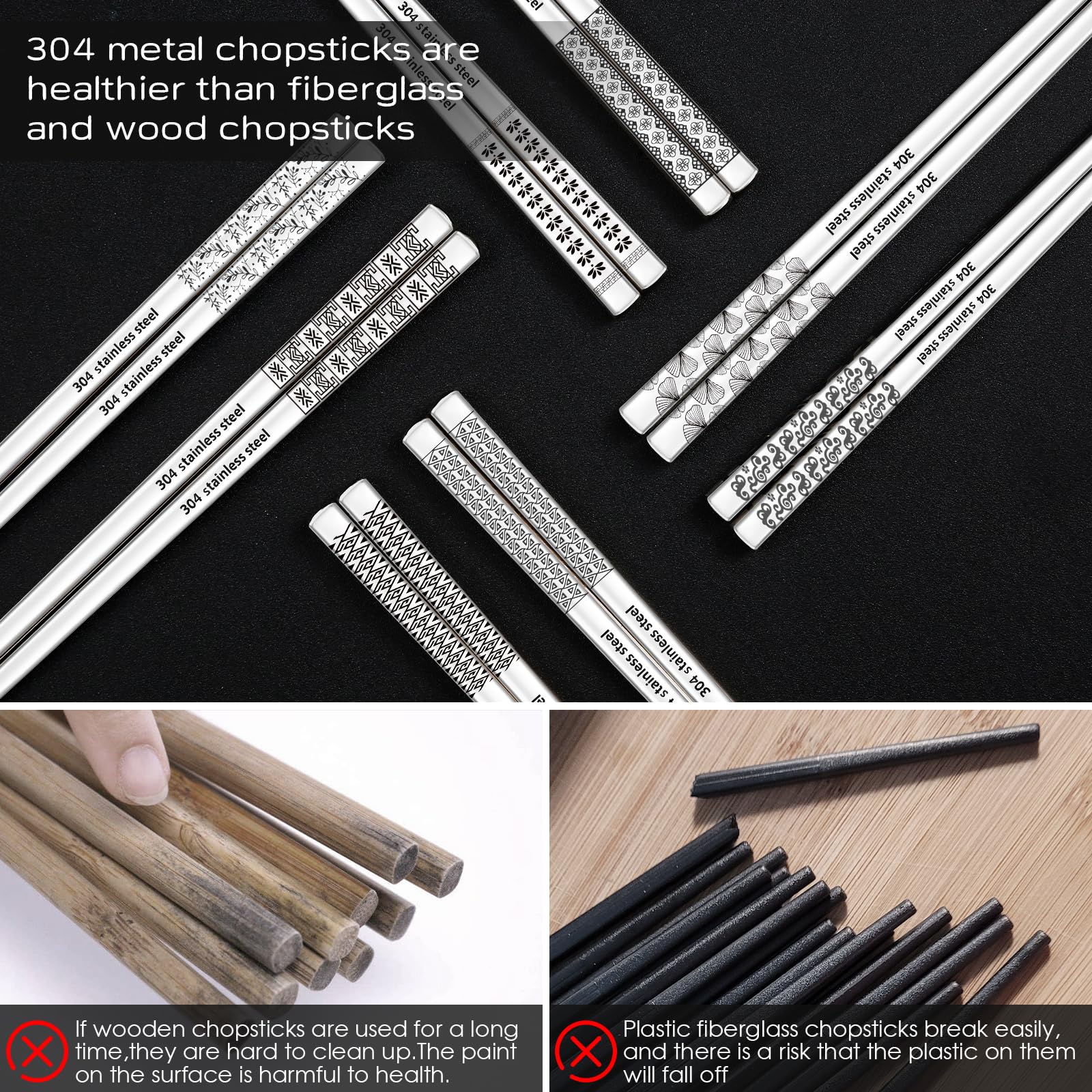 NewDrip palillos con interior hueco que reducen la transferencia de calor al comer.