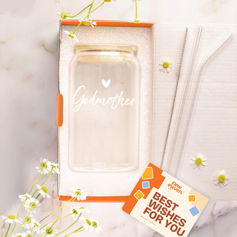NewEleven diseño impreso madrina: vaso-cafe-16oz perfecto para regalo.