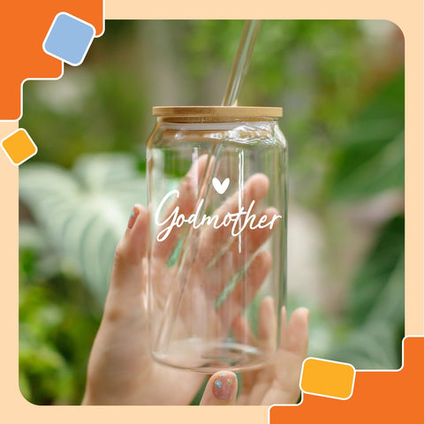 NewEleven empaque-regalo: vaso-madrina listo para regalar.