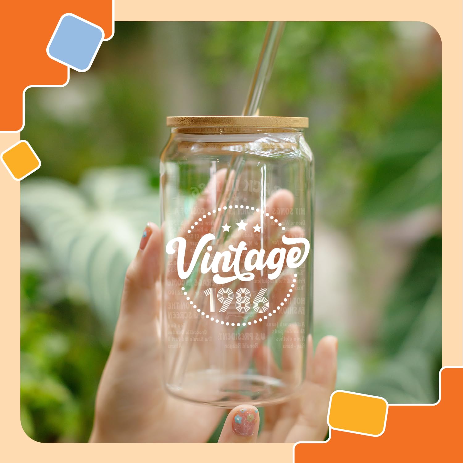 NewEleven vaso de vidrio, limpieza fácil y sin retener olores