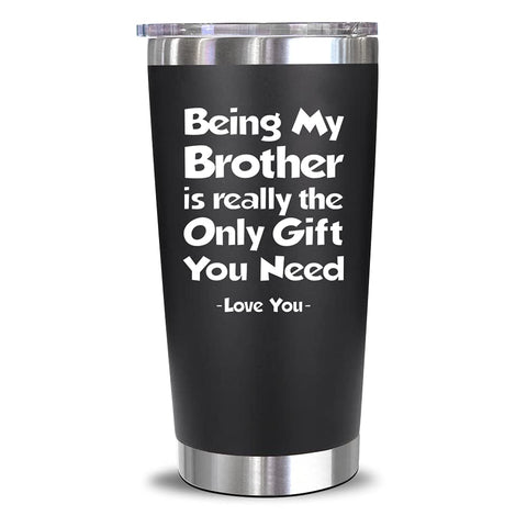 NewEleven vaso térmico 20 oz con diseño divertido, ideal como regalo entre hermanos.