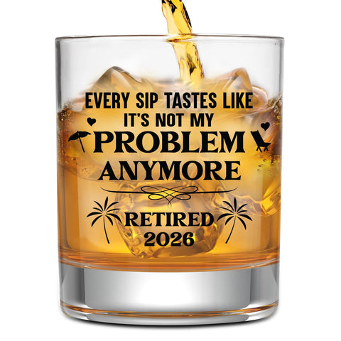 NewEleven vaso de whiskey, foco regalo de jubilación, ideal para recordar a un compañero.